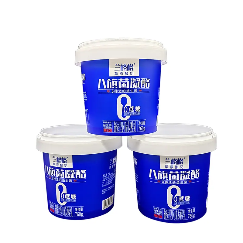 IML Etiketli Enjeksiyon Kalıplama PP Snack Kabı